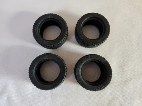 ☀️ Lego 4x TIRES 43.2 x 22 ZR Wheels #44309 tire tread