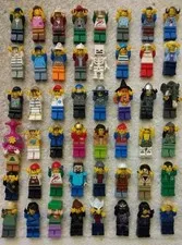 Lego Lot Of 48 Complete Figs 100% Lego No Split Torsos Or Cracked Arms Lot #4
