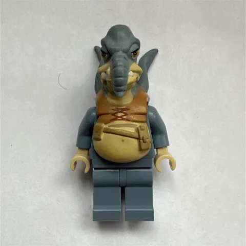 LEGO Star Wars Minifigure Watto authentic tan hands ( missing short legs)
