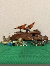 LEGO Star Wars Desert Skiff 9494 and Jabba's Sail Barge 75020 Complete and Used