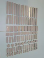 lego light gray smooth tile lot 105