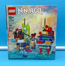 Lego 40706 Ninjago Micro City Markets Building Set NIB New in Box