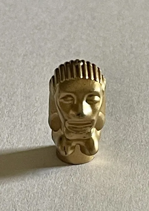 LEGO Peruvian Temple Gold Idol statue Indiana Jones minifigure 7623
