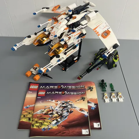 Lego Mars Mission Set 7644 MX-81 Hypersonic Operations Aircraft Complete *READ*