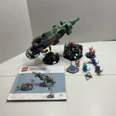 LEGO Avatar: Mako Submarine (75577) 99.9% Complete W/ Instructions