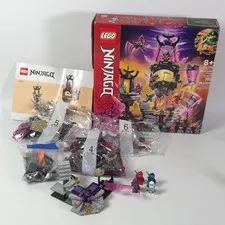 LEGO NINJAGO 71771 The Crystal King Temple 95% Complete w/ Box & Manual, READ