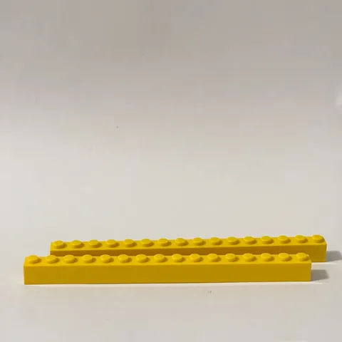 Lego 2465 Yellow Replacement Add-on Pieces Parts Lot of 2