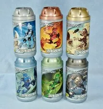 2001 Lego Bionicle ORIGINAL TOA MATA  (8531 - 8536) Complete Set in Canisters 
