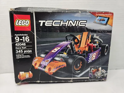 LEGO Technic Race Kart 2 in 1 Complete Set 42048, 345 Pieces, Ages 9-16