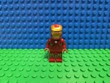 Lego Iron Man Minifigure Mark 7 Armor 6869 sh0036 Marvel Super Heroes CMF Lot 