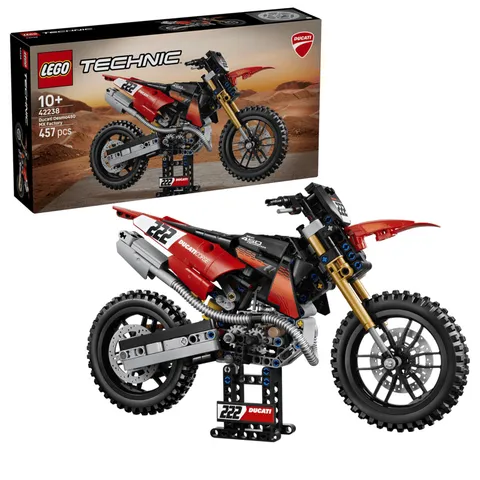 LEGO TECHNIC 42238 MOTORCYCLE DUCATI DESMO 450 MX FACTORY