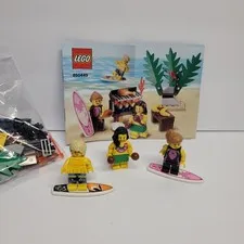 Lego Beach Scene Complete Set No Box