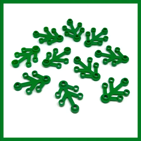New Lego Green 4 X 3 Plant Leaves Lot of 10
