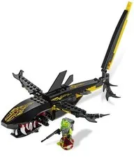 Retired Lego Atlantis Guardian of the Deep set 8058 instructions & minifigure