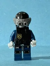 LEGO Movie Minifig tlm055 - Robo SWAT - Light Scratches/No Cracks