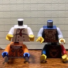 LEGO Minifigure Torsos  Lot (4 Pieces) Printed No Heads