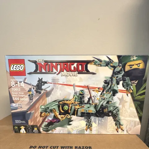 LEGO Green Ninja Mech Dragon 70612 NINJAGO Movie Complete Set 544pcs Age 8+