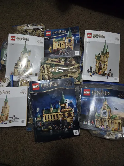 Lego Harry potter castle lot, 6 sets all  100% complete, all figures