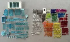 Lego Translucent Lot 430+ Pieces Windows-Doors-Sabers  Flames-Windshields etc.