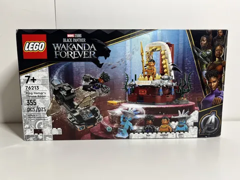 LEGO Marvel Black Panther 76213 King Namor's Throne Room New - Box damaged