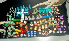 LEGO Minecraft Minifigure Lot Steve Alex Creeper Zombie w/ Weapons & Armor