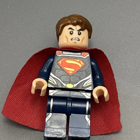 Lego DC Heroes Man of Steel: Superman Minifigure Dark Blue Suit sh077 - READ!