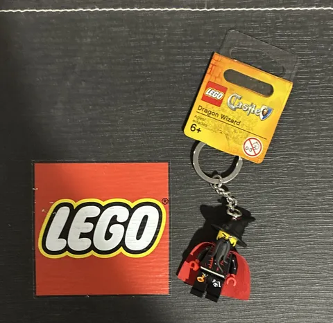 LEGO Castle Dragon Wizard Minifigure Keychain 850886 Blister Pack Age 6+