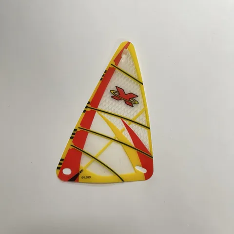 LEGO Part x772px5 Plastic Triangle Red Extreme Team Logo Pattern 9 x 15