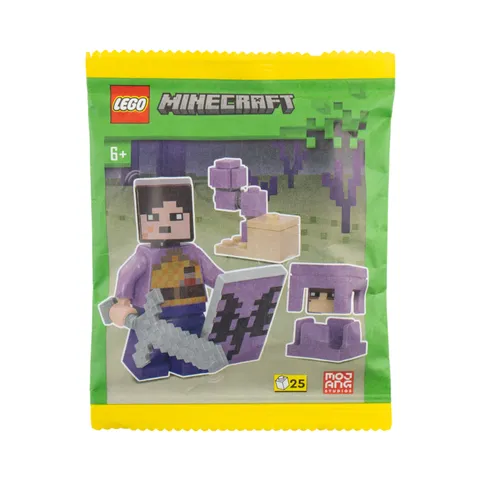 Minecraft Paperbag - End Warrior with Shulker & Chorus Plant - Mini Building Set