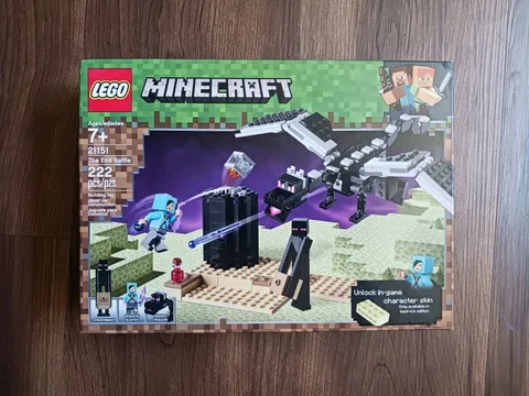 LEGO MINIFIGURE MINECRAFT THE END BATTLE NEW 