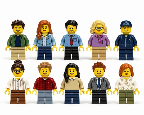 LEGO People Lot of 10 Random Adult Minifigures Town Citizens Clean Genuine