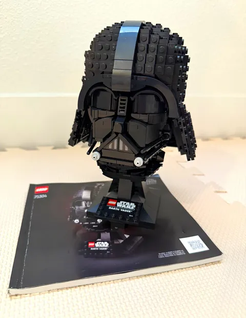 LEGO Star Wars Darth Vader Helmet 75304 w/ Display Stand, 834 pcs, 18+
