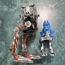 LEGO Star Wars AT-TE Walker 7675 Clone Wars Mixed Lot Vehicles w/ Minifigure
