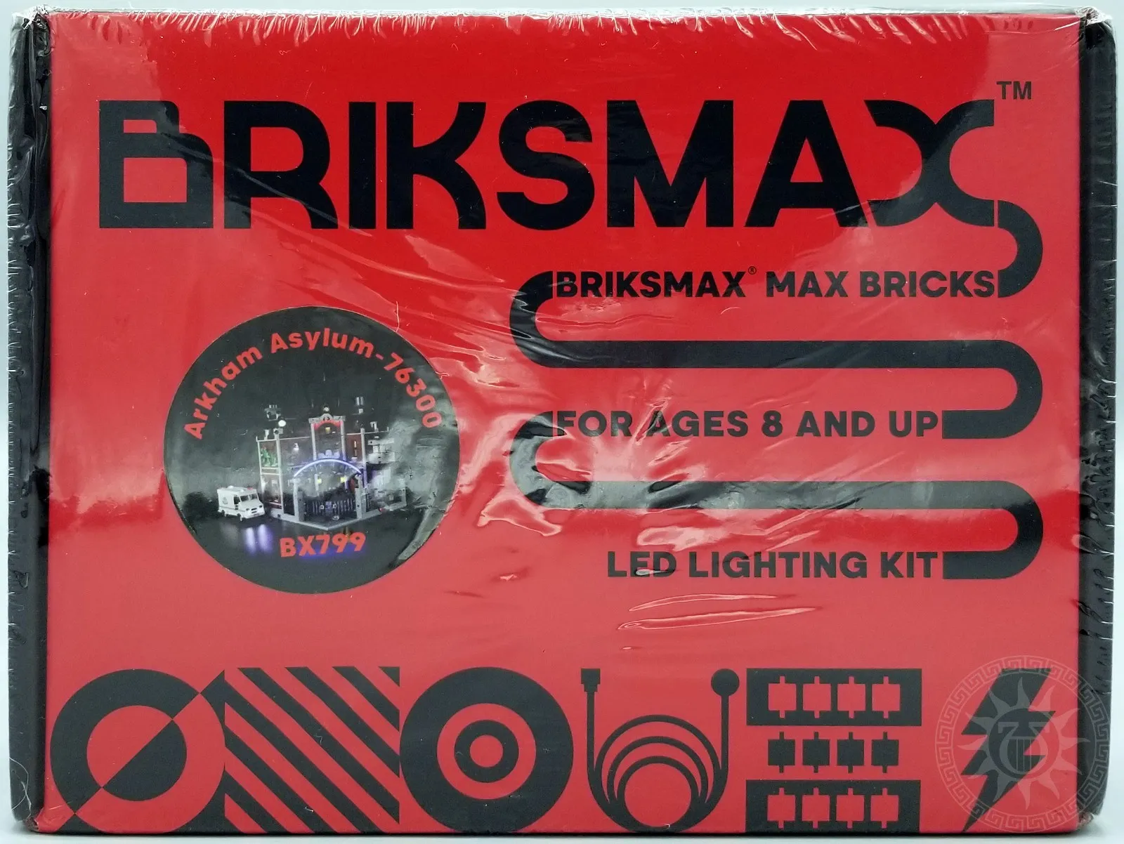 BRIKSMAX 2.0 LED Light Kit for LEGO 76300 Batman Arkham Asylum Set NEW & SEALED