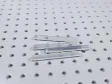 LEGO Lot of 4 Trans Clear 4L Wand Lightsaber Blade Weapon Minifig AZ