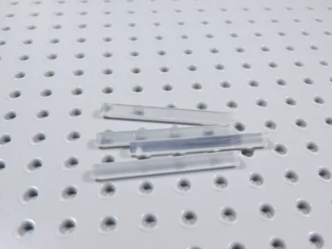 LEGO Lot of 4 Trans Clear 4L Wand Lightsaber Blade Weapon Minifig AZ