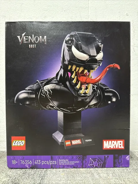 LEGO Marvel 76356 Venom Bust 413 Pieces NEW + Free Shipping