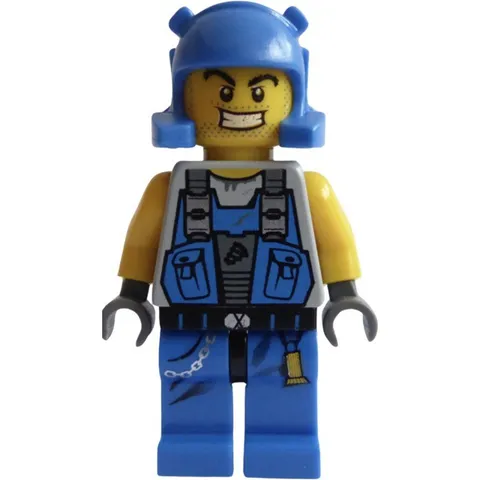 Lego Power Miner 8907 8956 8709 Beard Stubble Guy Power Miners Minifigure New