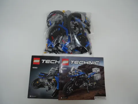 LEGO Technic 42063 BMW R 1200 GS Adventure used with instructions without original packaging