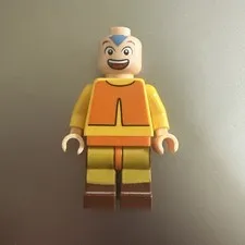Lego Aang Minifigure Avatar The Last Airbender 3828 Minifig RARE NEW