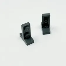 4585 LEGO Parts Bracket 1x2 - 2x1 Centered DARK BLUISH GRAY (2)