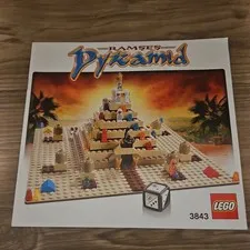 LEGO Games Instruction Manual Only Ramses Pyramid 3843 