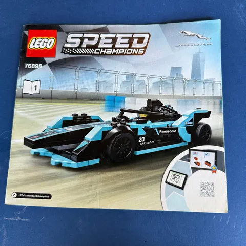 Lego Speed Champions Jaguar Racing Instruction Manual, Book 1 Only, 76898
