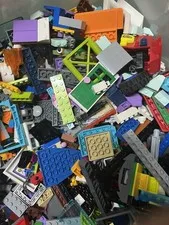 5 lbs Bulk Mixed LEGO Bricks Pieces Parts Clean Genuine Loose - No Minifigures