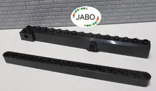 (J5/13/9) LEGO 257779 Boom Crane Arm Black with 32278 Lift Arm Black