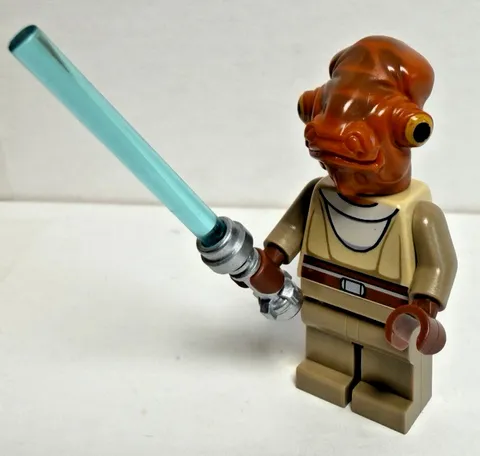 Lego Star Wars Nahdar Vebb Minifigure Figure 7754 sw0226 Jedi Mon Calamari