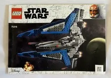 LEGO Mandalorian Starfighter 75316 Star Wars Illustrated Instruction Manual