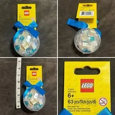 New ~ LEGO 851358  Bauble Christmas Ornament Retired, Rare & Factory Sealed