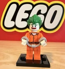 Lego Batman Movie Series 1 Arkham Asylum Joker Minifigure With Accessory 
