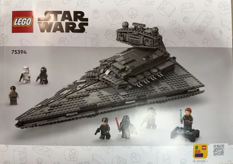 LEGO Star Wars 75394 Imperial Star Destroyer Never Built w/ 2 Minifigs